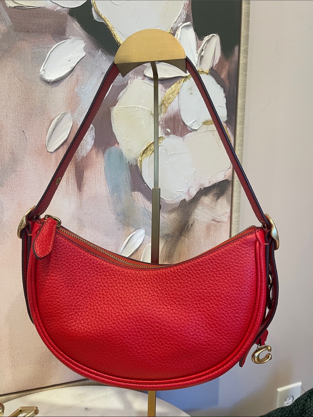 Coach Red Luna Shoulder Bag